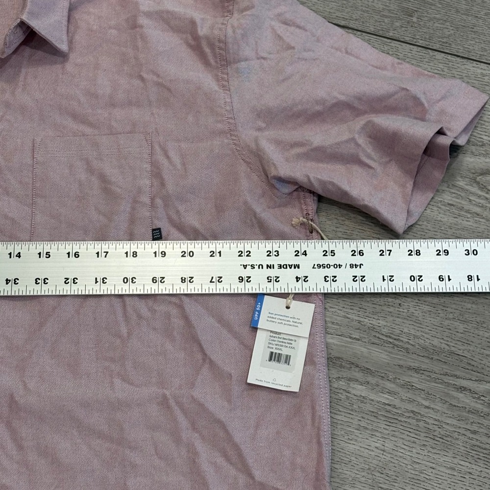 Free Fly Sullivan's Short Sleeve Button Up Mens 3XL UPF 50+ Shirt Outdoors New - Picture 6 of 8